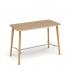 Saxon rectangular poseur worktable with 4 oak legs 1800mm x 800mm - made to order