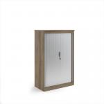 Systems horizontal tambour door cupboard 1600mm high - Nebraska Oak ST16NO