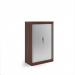 Systems horizontal tambour door cupboard 1600mm high - Walnut ST16W