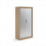 Systems horizontal tambour door cupboard 2000mm high - Kendal Oak ST20KO