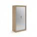 Systems horizontal tambour door cupboard 2000mm high - Kendal Oak ST20KO