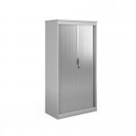 Systems horizontal tambour door cupboard 2000mm high - white ST20WH