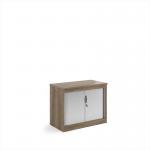 Systems horizontal tambour door cupboard 800mm high - Nebraska Oak ST8NO