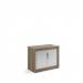 Systems horizontal tambour door cupboard 800mm high - Nebraska Oak ST8NO