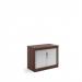 Systems horizontal tambour door cupboard 800mm high - Walnut ST8W