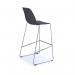 Strut multi-purpose stool with chrome sled frame - grey STR601C-GR