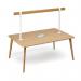 Saxon worktable 1800mm x 1200mm with high level tool rail and Eclipse power module SWT1820-B2