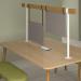 Saxon worktable 1800mm x 1200mm with high level tool rail and Eclipse power module - onyx grey SWT1820-B2-OG