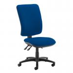 Senza extra high back operator chair with no arms - Curacao Blue SX40-000-YS005