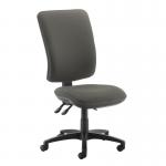 Senza extra high back operator chair with no arms - Slip Grey SX40-000-YS094