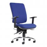 Senza Ergo 24hr ergonomic asynchro task chair - blue SXERGOB-BLU