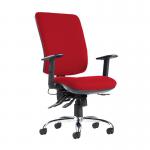 Senza ergo 24hr ergonomic asynchro task chair - Panama Red SXERGOB-YS079
