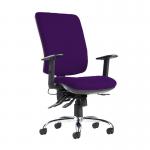Senza ergo 24hr ergonomic asynchro task chair - Tarot Purple SXERGOB-YS084