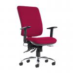 Senza ergo 24hr ergonomic asynchro task chair - Diablo Pink SXERGOB-YS101