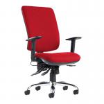Senza ergo 24hr ergonomic asynchro task chair - Belize Red SXERGOB-YS105
