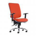 Senza ergo 24hr ergonomic asynchro task chair - Tortuga Orange SXERGOB-YS168