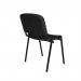 Taurus meeting room stackable chair with black frame and no arms - charcoal TAU40002-C