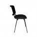 Taurus mesh back meeting room stackable chair with no arms - black TAUMK