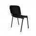 Taurus mesh back meeting room stackable chair with no arms - black TAUMK