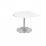 Trumpet base radial extension table 1000mm x 1000mm - white