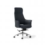 Tempo High back executive chair in Black faux leather TEM300K2-K