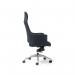 Tempo High back executive chair in Black faux leather TEM300K2-K