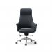 Tempo High back executive chair in Black faux leather TEM300K2-K