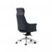 Tempo High back executive chair in Black faux leather TEM300K2-K