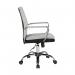 Tempo high back fabric operators chair with mesh trim - grey TEM300T1-G