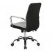 Tempo high back fabric operators chair with mesh trim - grey TEM300T1-G