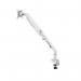 Triton gas lift single monitor arm - white TGSMARM-WH