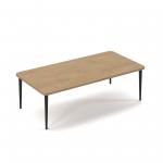 Trinity rectangular coffee table 1400 x 700mm - kendal oak top TR-TBL-RC-KO