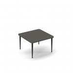 Trinity square coffee table 700 x 700mm - onyx grey top TR-TBL-SQ-OG