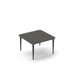 Trinity square coffee table 700 x 700mm - onyx grey top TR-TBL-SQ-OG