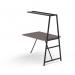 Trellis modular worktable 1400 wide add on unit in grey oak TRW-WSA14GO