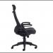 Tuscan high back managers chair with head support - black faux leather TUS300T1-BLK