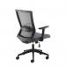 Travis grey mesh back operator chair with grey fabric seat and black base TVS300T1-K