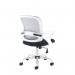 Tyler mesh back operator chair with white frame TYL-300T1