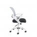 Tyler mesh back operator chair with white frame TYL-300T1