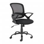 Tyler mesh back operator chair with black frame TYL-300T1-K