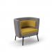 Tilly single seater low back sofa - lifetime yellow seat and back with forecast grey sofa body