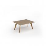 Unity coffee table 1000w x 800d with 4x solid oak legs, top in kendal oak UCR108-KO