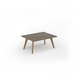 Unity coffee table 1000w x 800d with 4x solid oak legs, top in nebraska oak UCR108-NO