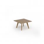 Unity coffee table 800w x 800d with 4x solid oak legs, top in kendal oak UCR88-KO