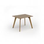 Unity dining table 1000w x 800d with 4x solid oak legs, top in kendal oak UDR108-KO