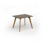 Unity dining table 1000w x 800d with 4x solid oak legs, top in nebraska oak UDR108-NO