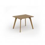 Unity dining table 1000w x 800d with 4x solid oak legs, top in oak UDR108-O