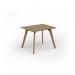 Unity dining table 1000w x 800d with 4x solid oak legs, top in oak UDR108-O