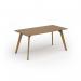 Unity dining table 1600w x 800d with 4x solid oak legs, top in oak UDR168-O
