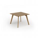 Unity worktable 1000w x 1000d with 4x solid oak legs, top in oak UDW1010-O